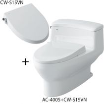 BỒN CẦU LIỀN KHỐI INAX AC-4005 NẮP RỬA CƠ
